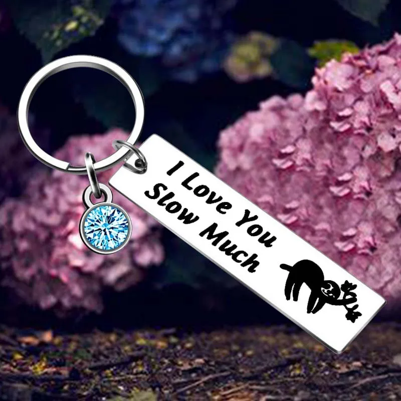 

Sloth Hanging Keychain Cute Animal Sloth Key Chain Pendant Jewelry Sloth Lover Gift