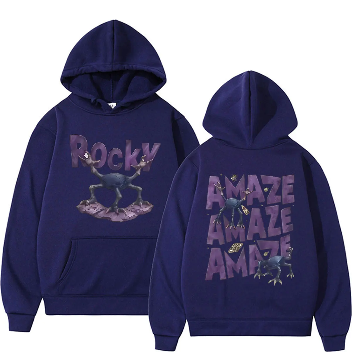 Project Hail Mary Rocky Amaze Sci-Fi Graphic Hoodie Men Women Clothing Vintage Oversized Sweatshirts Comfort Long Sleeve Hoodies