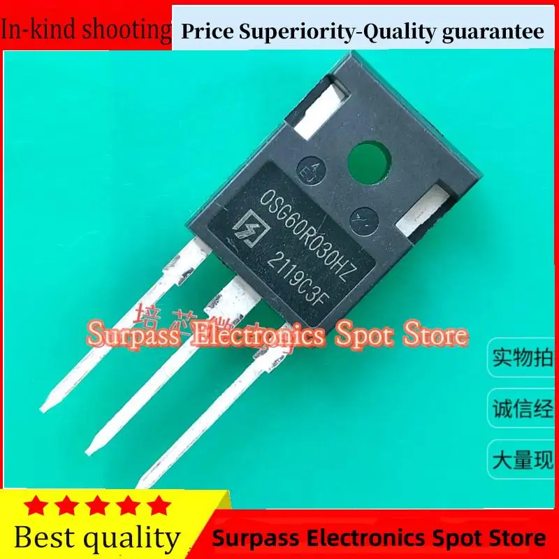 50PCS-100PCS  OSG60R030HZ  TO-247 80A600V   Price Superiority-Quality guarantee