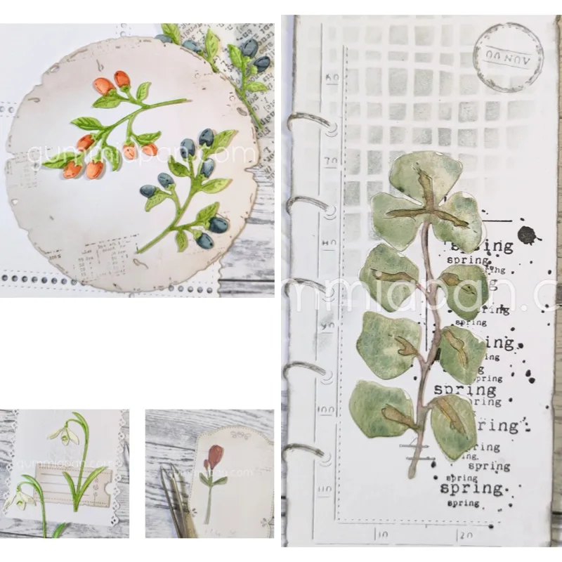 Bingo Ticket Strawberry Leaves Metal Cutting Dies Scrapbook Diary Decoration Stencil Embossing Template DIY Greeting Card 2026