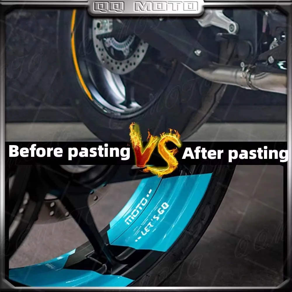 Motorcycle Wheel Sticker Rim Arrow Decal Hub Accessories For 150NK 250NK 250SR 450NK 450SR 450 SR 650NK 800nk