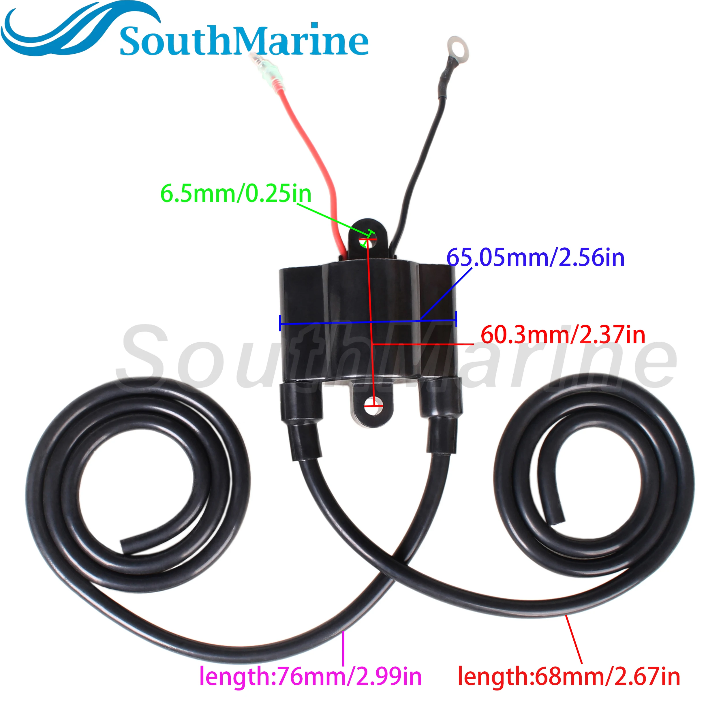 Boat Engine 339-804271T Ignition Coil for Mercury Mariner 75HP 80HP 90HP