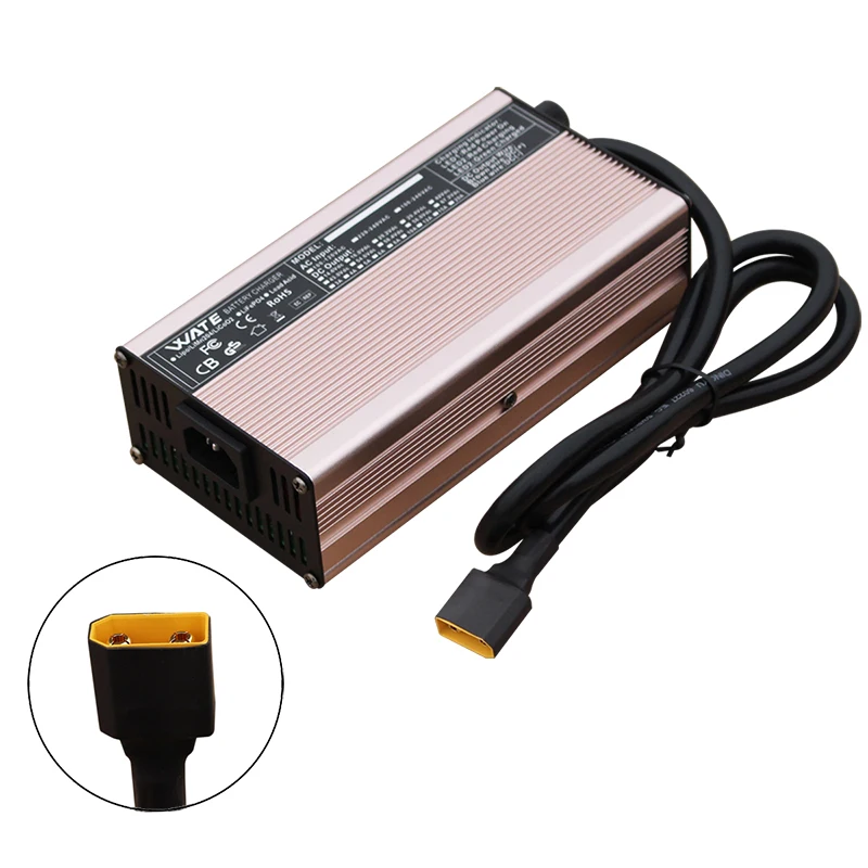 29,2V 20A LifePO4-batterijlader met Anderson XT60 8S aluminium behuizing 24V snel opladen voor 8S-batterijen