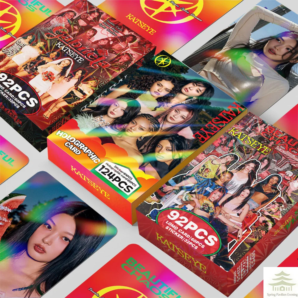92/124 tarjetas y pegatinas Lomo, juego de tarjetas fotográficas de arte HD, tarjetas coleccionables estéticas, regalo ideal para fanáticos