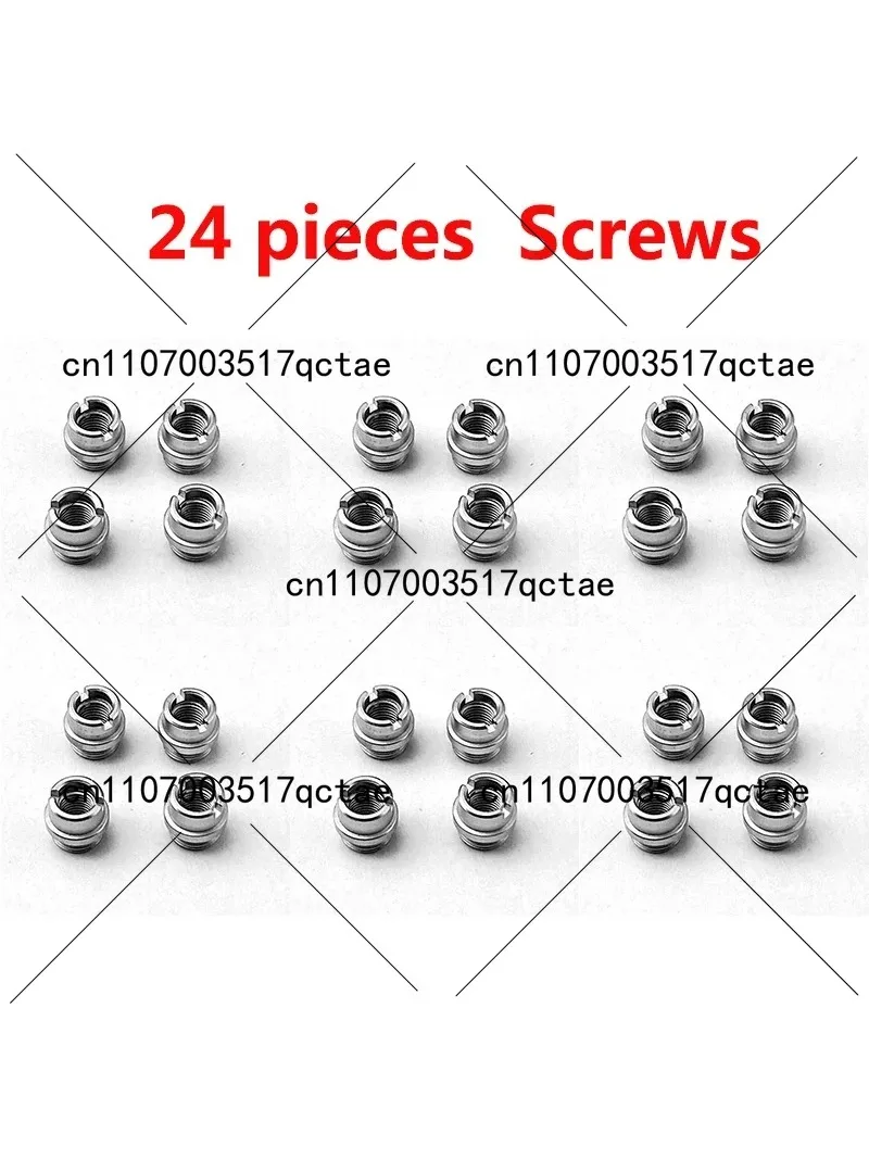 24pcs/lot 1911 Bushings Screws CNC Machined From 416 Stainless Steel 1911 Grips Screws