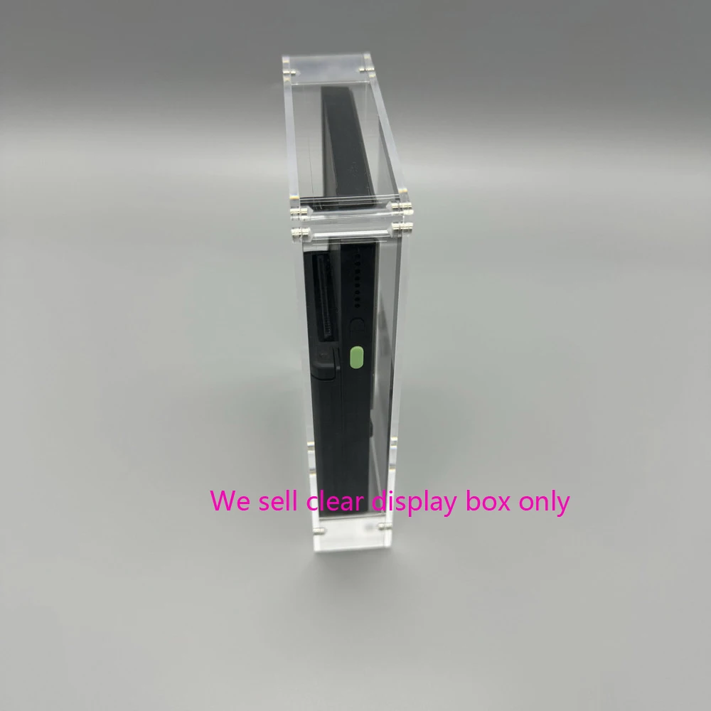 โปร่งใสเก็บกล่องอะคริลิคแม่เหล็กสําหรับอะนาล็อก Pocket AP เกมคอนโซลฝาครอบกล่องขาตั้งจอแสดงผลกรณี