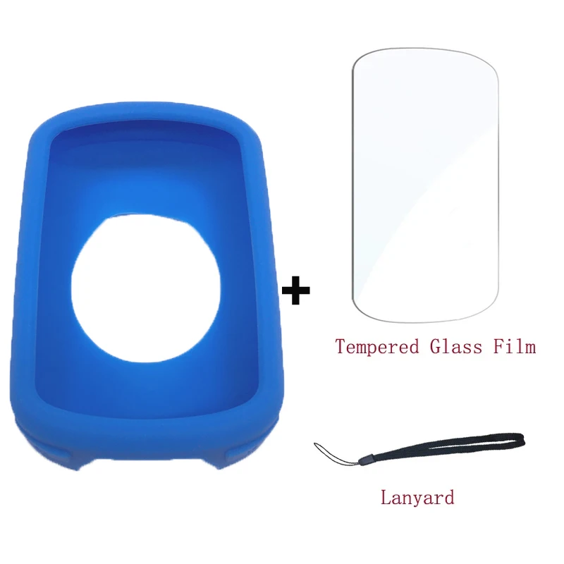 Funda Garmin Edge 540 840 con película de vidrio templado nueva funda de silicona y Protector de pantalla para ordenador GPS Garmin Edge 540 Edge 840