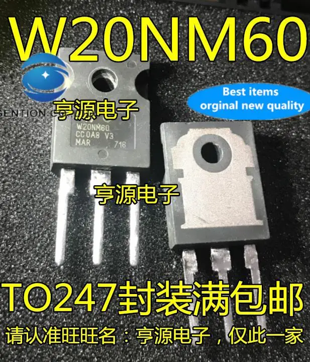 10pcs 100% orginal new in stock  STW20NM60 W20NM60 Field Effect NPN 20A600V