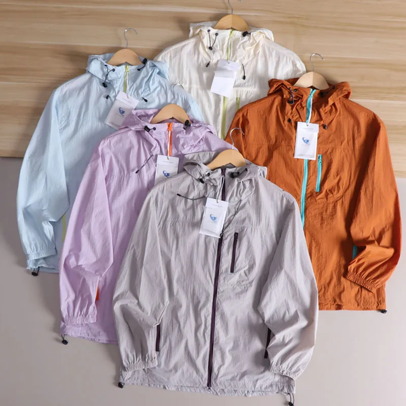 

Уличная горная серия Qui, дышащая легкая солнцезащитная одежда с капюшоном для мужчин и женщин, пеший туризм, велоспорт, лето 2025 г.