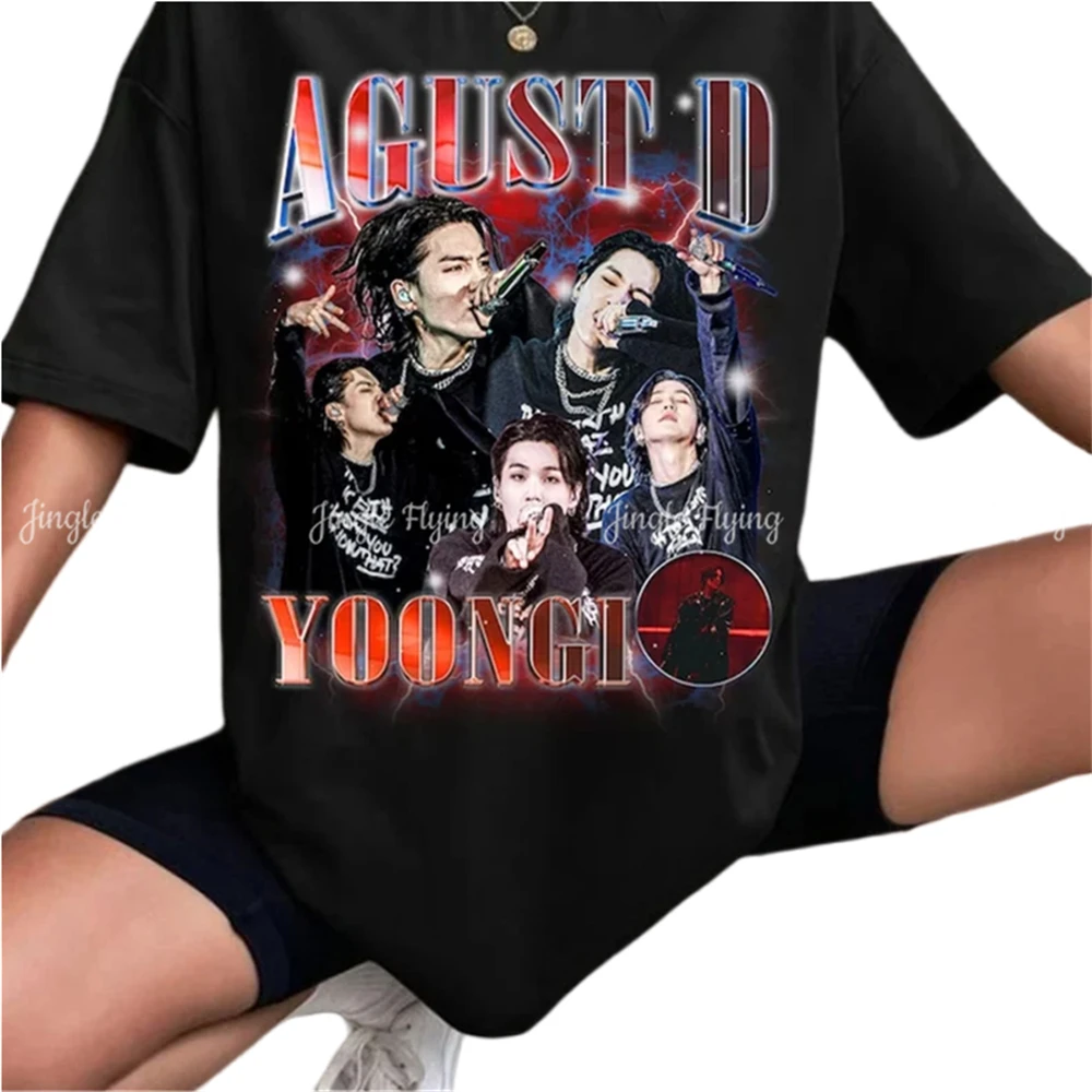 Agust D Tour T-Shirt Vintage Min Yoongi World Tour Shirt