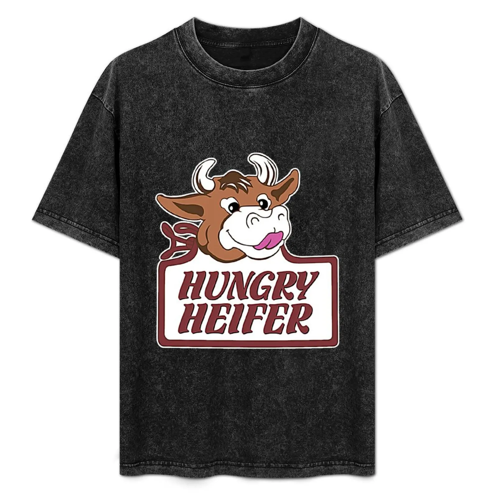 

Hungry Heifer T-Shirt Casual Basic Street Style T-Shirt
