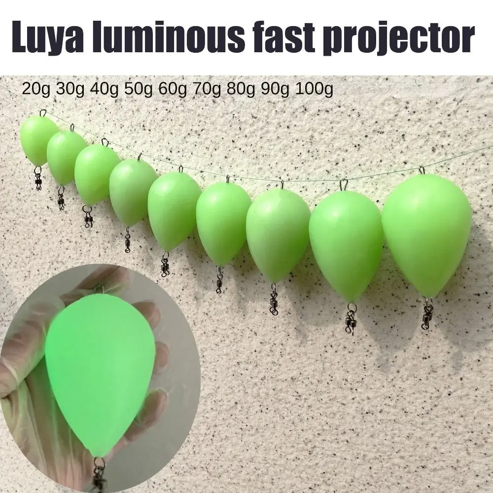 

Ball Floating Aid Night Fishing Fishing Float Glow In Fishing Float Luminous Egg Float Noctilucent Float Casting Bait Accessory