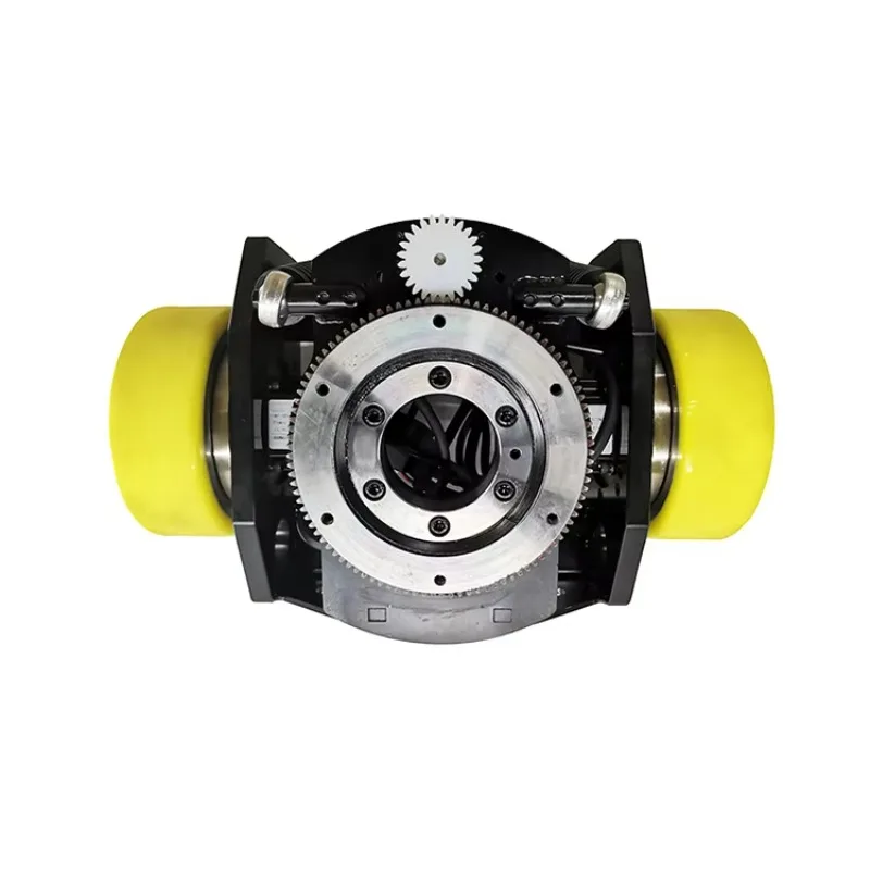 48v 400W 2 Motor Steerable Differential Drive Wheel For Automated Guided Vehicle
