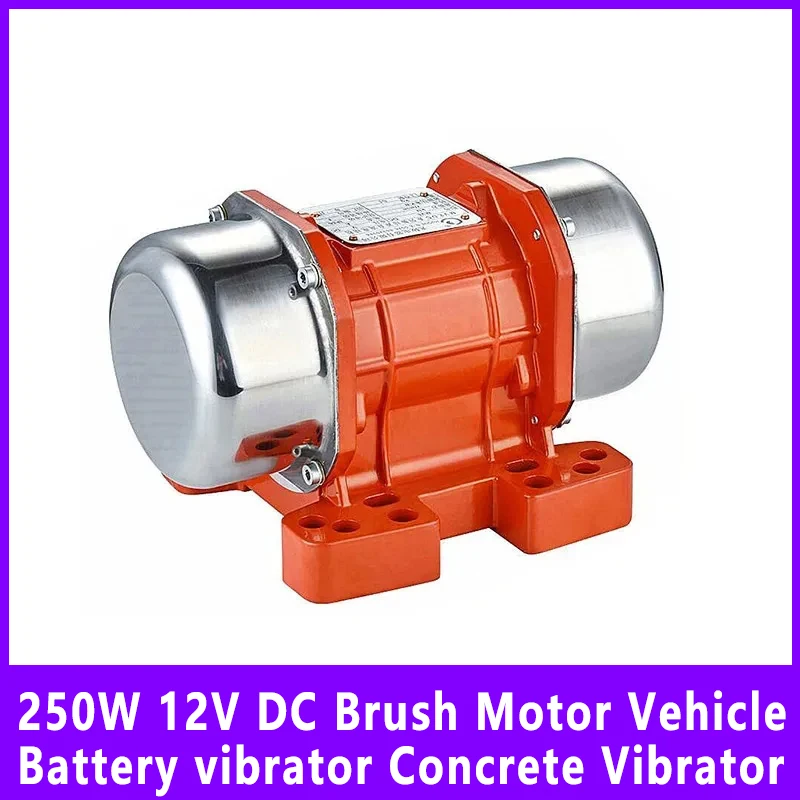 250W 12V DC Brush Motor Vehicle Battery vibrator Concrete Vibrator High Frequency Vibrator