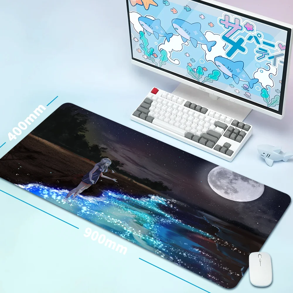 

Science Fiction Starry Sky Player Mats for Csgo Mouse Laptop Gamer PC Accessories Keyboard Mat Desk Pad Home Pad Mouse Non Slip