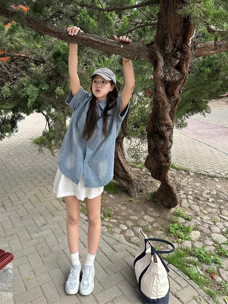 

Denim Coats For Ladies Womens Winter Plush Padded Quilted Hooded Flared Appliques Functional Waistband Cropped Cozy Turtleneck