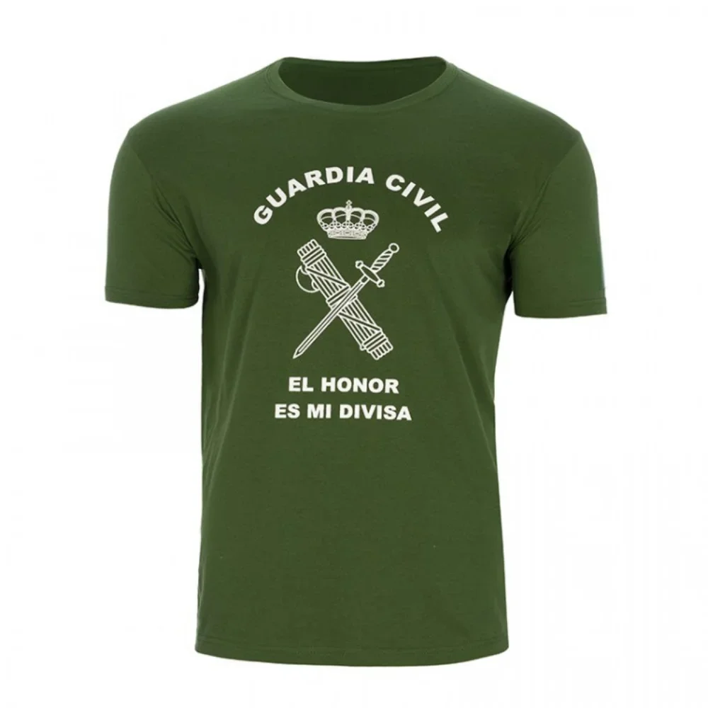 Camiseta Guardia Civil EL HONOR ES MI DIVISA Men T-Shirt Short Sleeve Casual Cotton O-Neck Summer T-shirts