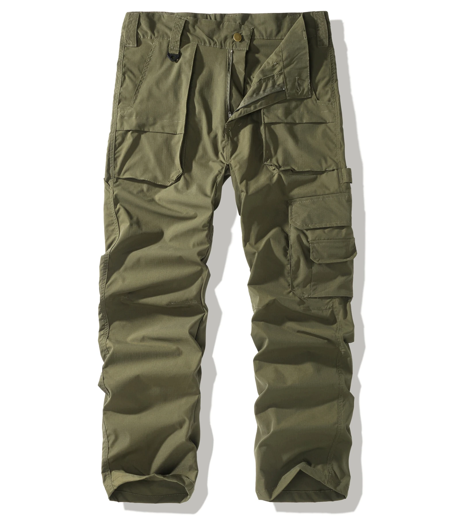 2026 Autumn Men Camouflage Cargo Pants Man Basic Hiking Climbing Army Green Trousers Multi Pockets Design Casual Cargo Pants