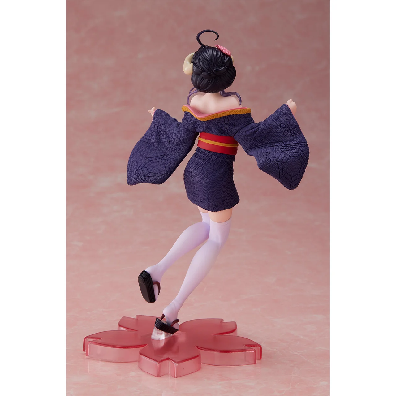 Em estoque taito coreful overlord albedo sakura quimono desktop bonito bonecas anime figura de ação brinquedo presente modelo coleção