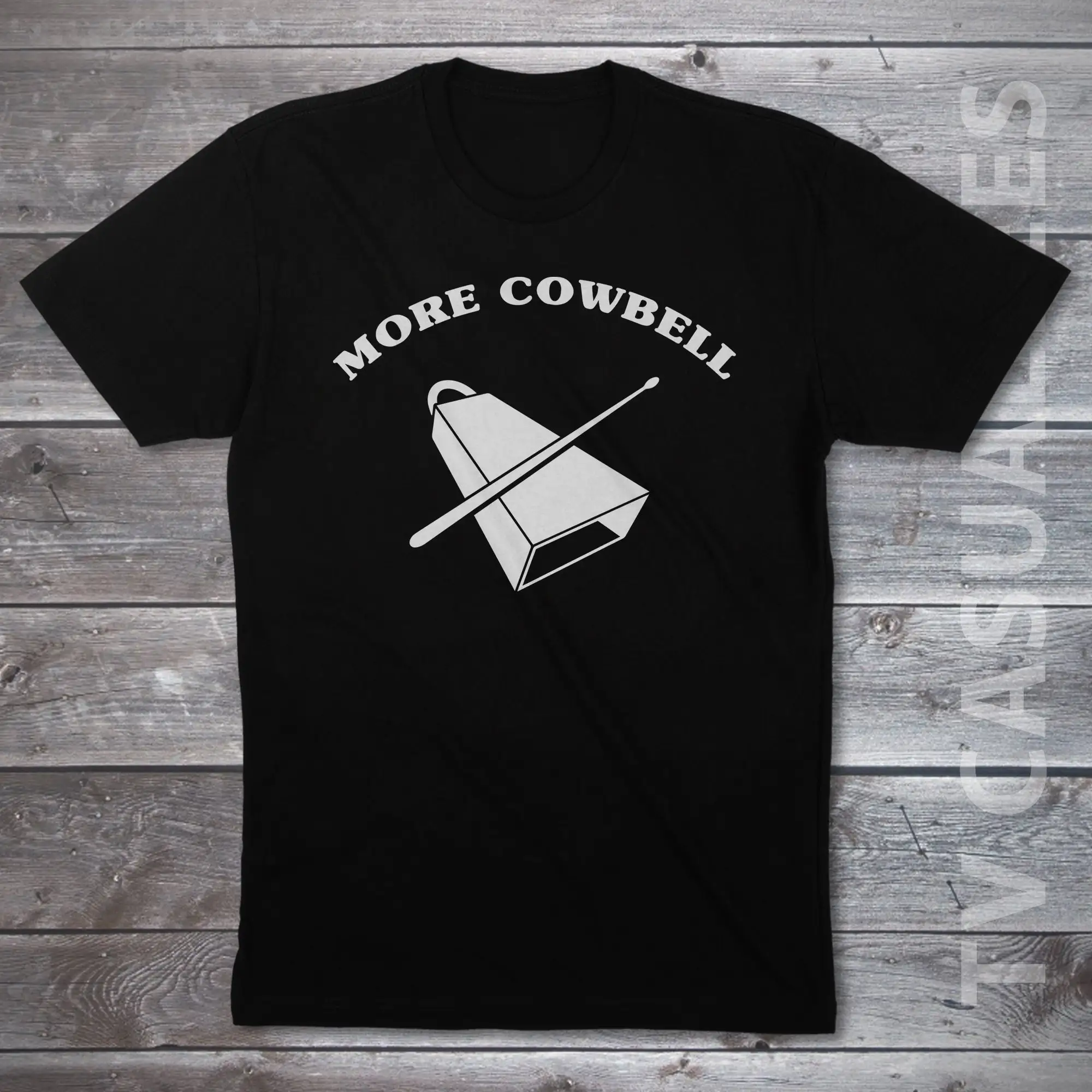 T-shirt humoristique pour homme, cowbell, pop culture