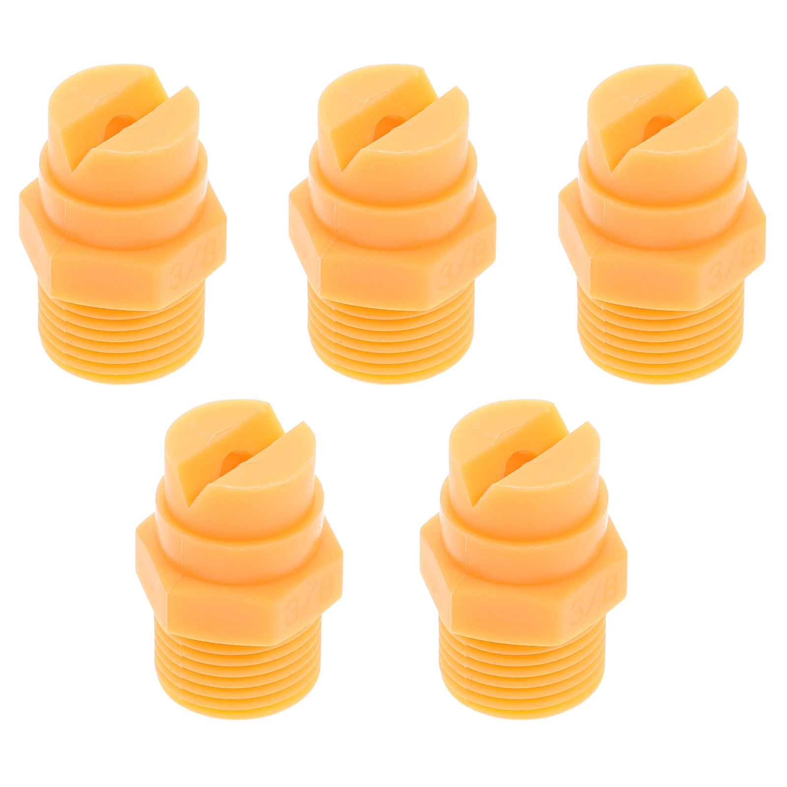 

5pcs Plastic Fan Spray Nozzle Washer Connector Pp Sprayer Nozzle 0-110° Adjustable Angle Easy Clean Durable Home Use