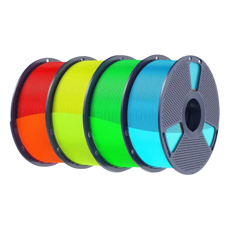 SUNLU Leuchtendes PETG, PETG Filament-Set, das im Dunkeln leuchtet, 3D-Drucker-Filament 1,75mm, insgesamt 4kg, 1kg pro Spule, 4er-Pack aus der EU