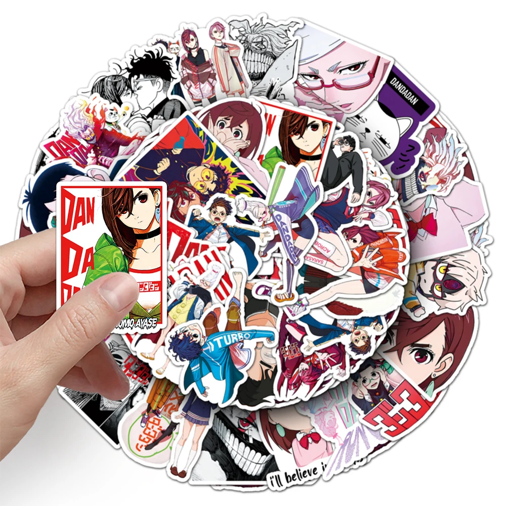 10/30/50pcs Momo Ayase Dandadan Stickers Okarun Ken Takakura Anime Sticker Skateboard Laptop Luggage Turbo Granny Cartoon Decal