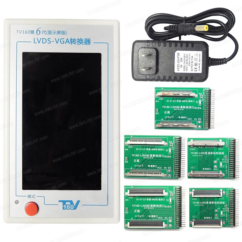 hot sales TV160 6th generation TV Motherboard Tester Full HD LVDS Turn VGA (LED/LCD)  Converter