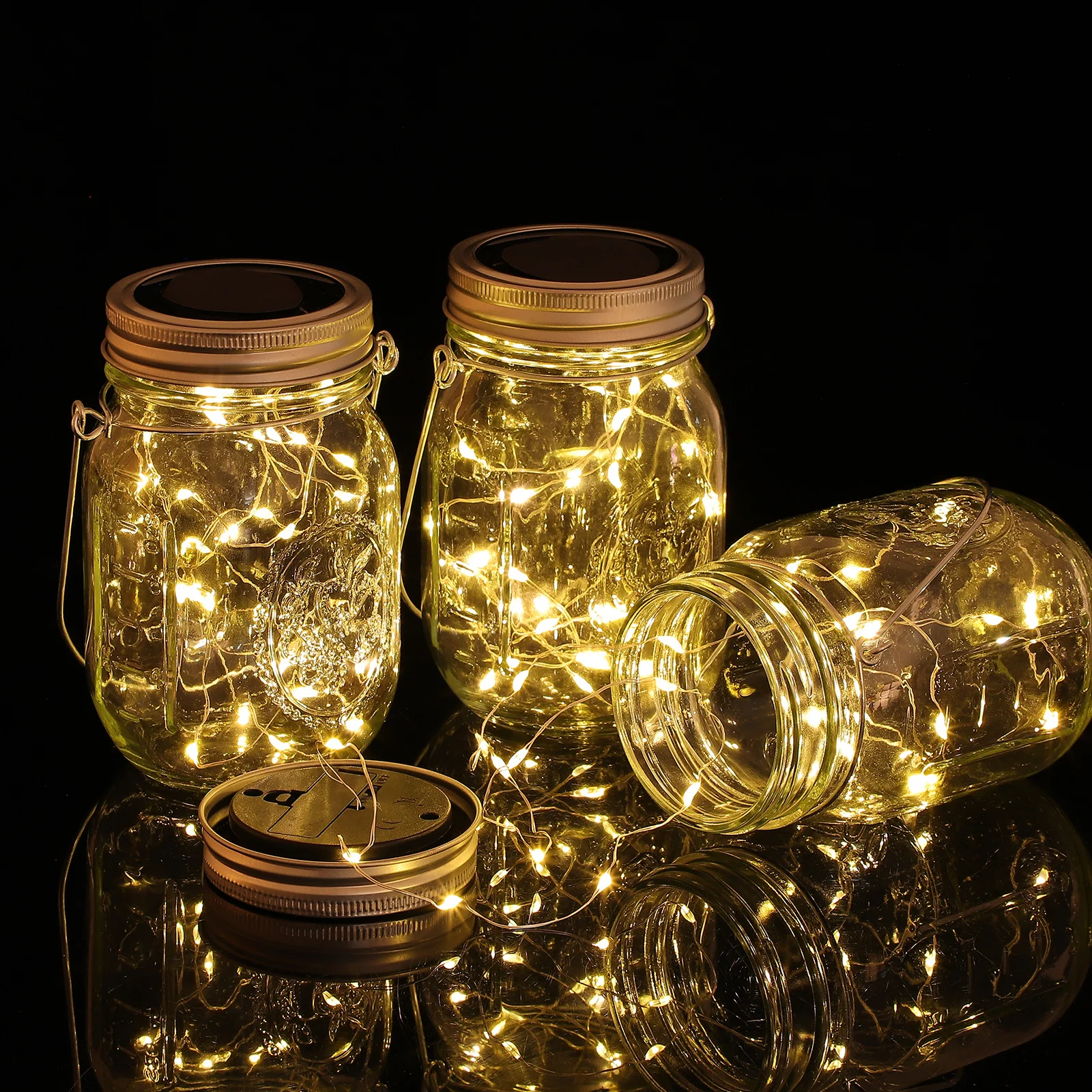 

8Pcs Metal Mason Jar Wire Hangers Stainless Steel Wire Handles Portable Canning Jars Hangers for Glass Jars Rust Resistant