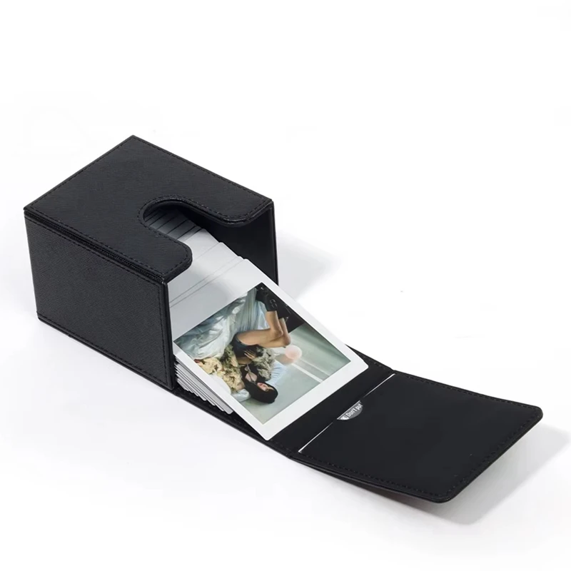 B37B-Square Film Frame Photo Storage Box For Fujifilm Instant Film Cameras SQ40 SQ10 Square Link Printer PVC Picture Display