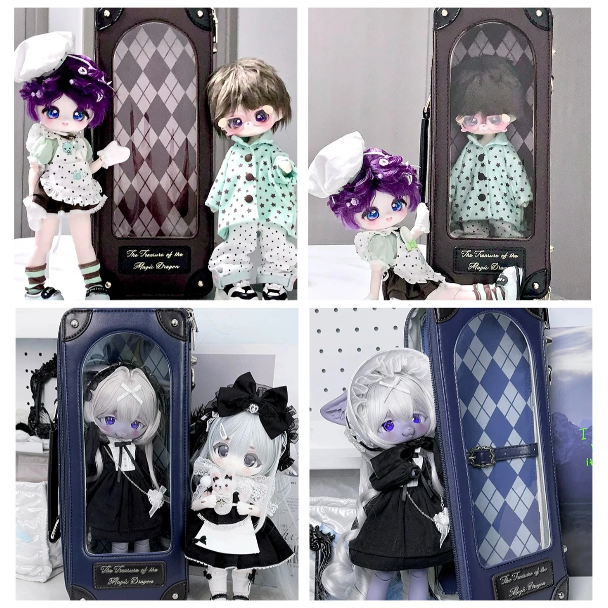 Japanese Original 6-point Bjd Baby Bag Collection Go Out Crossbody Shoulder Carry Six-point Bjd Three Insert Six Lta Bags Women
