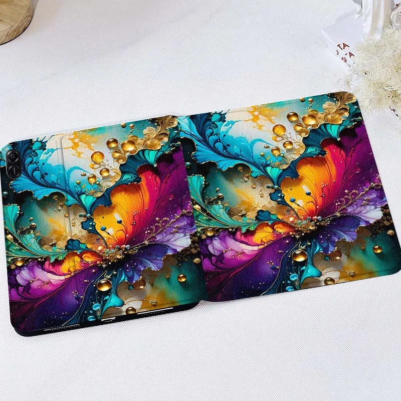

Colorful neon pattern For Huawei MatePad M5 T5 SE 11 Pro Honor Tab 5 V7 V8 X9 GT 10.1 10.8 Inch Tablet Case