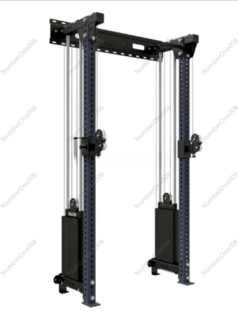 

Настенный функциональный тренажер с боковой установкой и регулируемой системой шкивов, кабельный тренажер для тренировок в домашнем спортзале всего тела