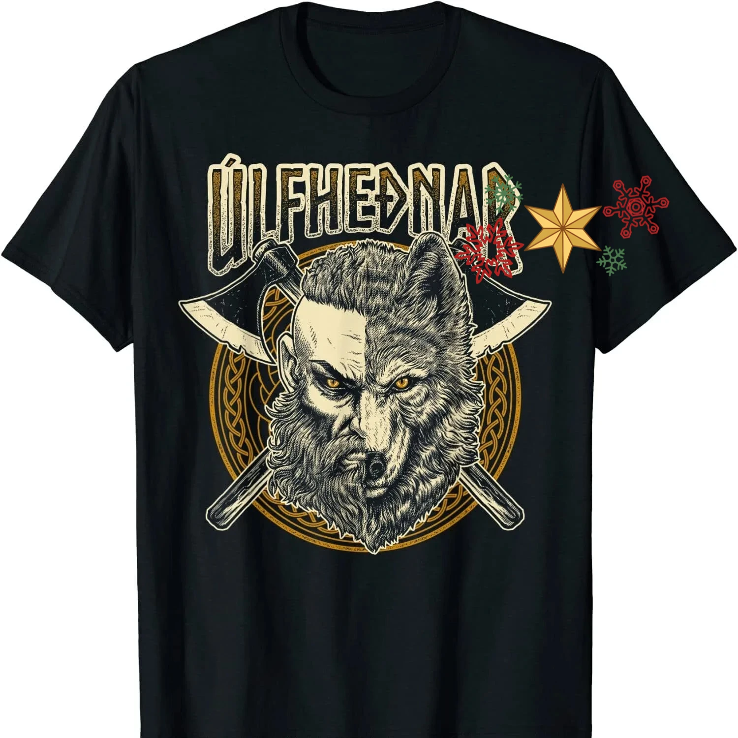 Nordic Warrior Pagan Wolf Ulfhednar Valhalla T-Shirt New 100% Cotton Short Sleeve O-Neck T-shirt Casual Mens Top Size S-3XL