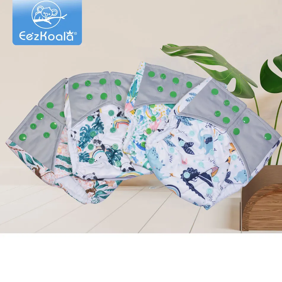 1pcs Baby Diapering Waterproof Reusable Adjustable Eco-Friendly 100% Polyester Baby Cloth Diapers