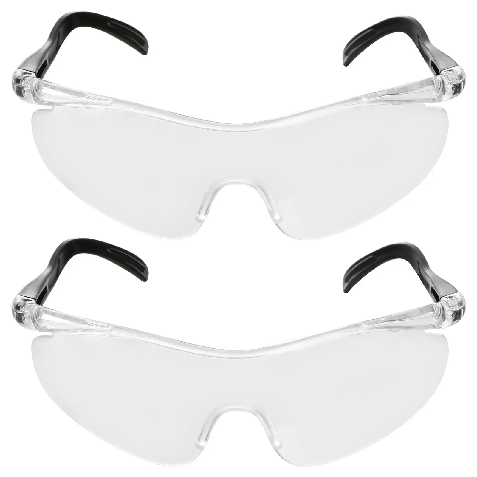 

2pcs Goggles Kids Glasses Plastic Eyewear Child Eye Protector Shooting Goggle Lightweight Scratch Resistant Easy
