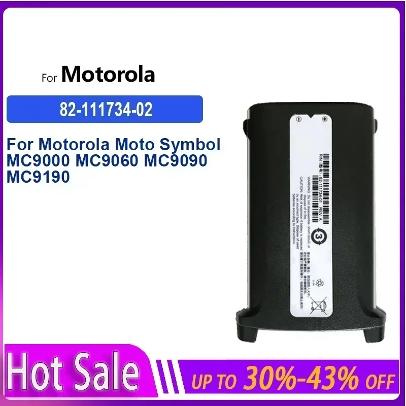 

Сменный аккумулятор 2200 мАч 82-111734-02 для Motorola Symbol MC9000 MC9060 MC9090 MC9190 MC9100, портативные аккумуляторы, гарантия