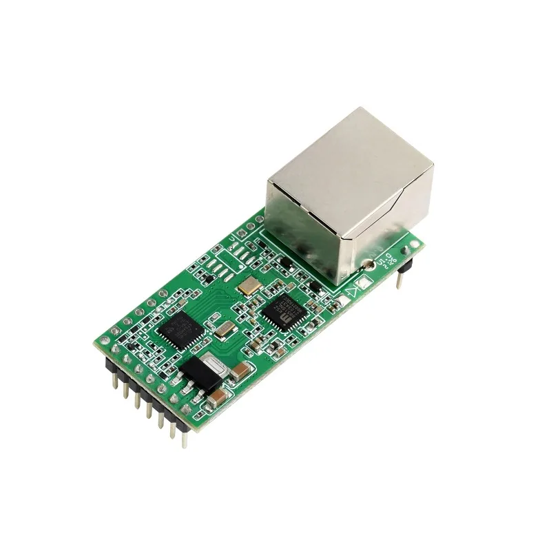 TTL Serial to RJ45 Network Port Module, 3.3V UART TO ETH, Bidirectional Transparent Transmission, Web Configuration