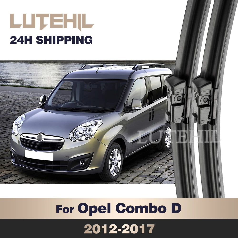 

Стеклоочиститель LUTEHIL для Opel Combo D 2012-2017 2013 2014 2015 2016, передние щетки стеклоочистителя, щетка для лобового стекла, 24 "+ 16"