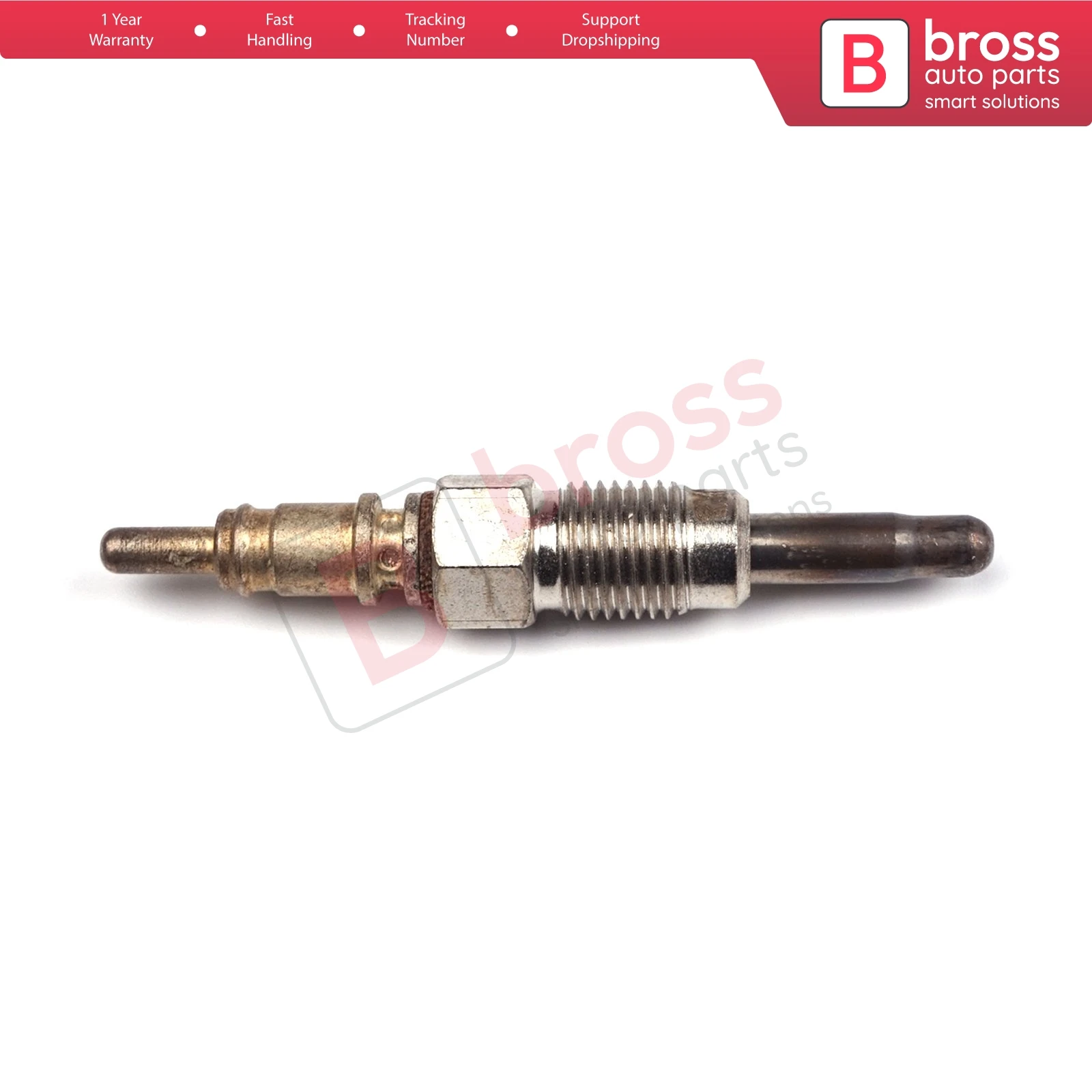 Bross Auto Parts BGP38 1 Piece Heater Glow Plugs GX76, 0 100 226 199, GN928 for Audi Volvo VW Skoda Seat Ship From Turkey