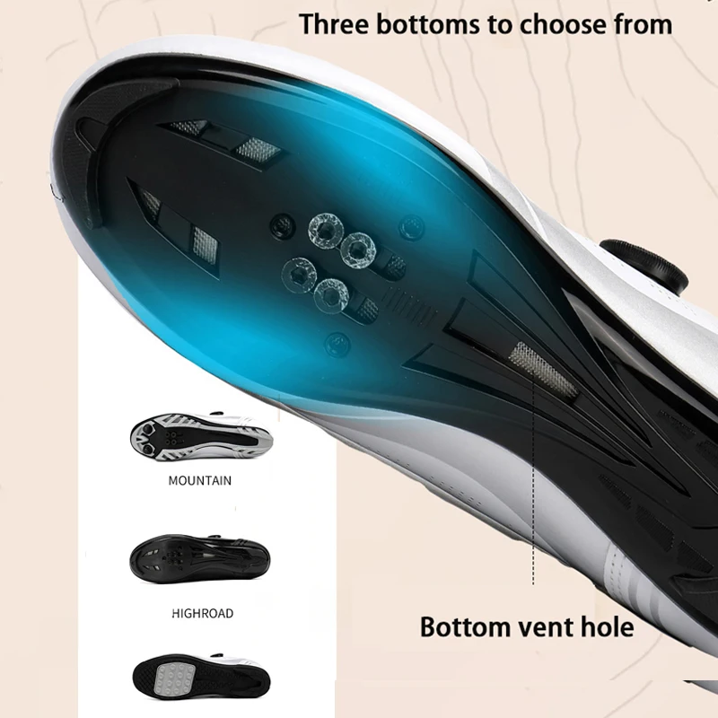 أحذية ركوب الدراجات للرجال سباق الطرق SPD المرابط أحذية رياضية لركوب الدراجات الجبلية MTB أحذية نسائية بدون قفل للتدريب على ركوب الدراجات Sho #2