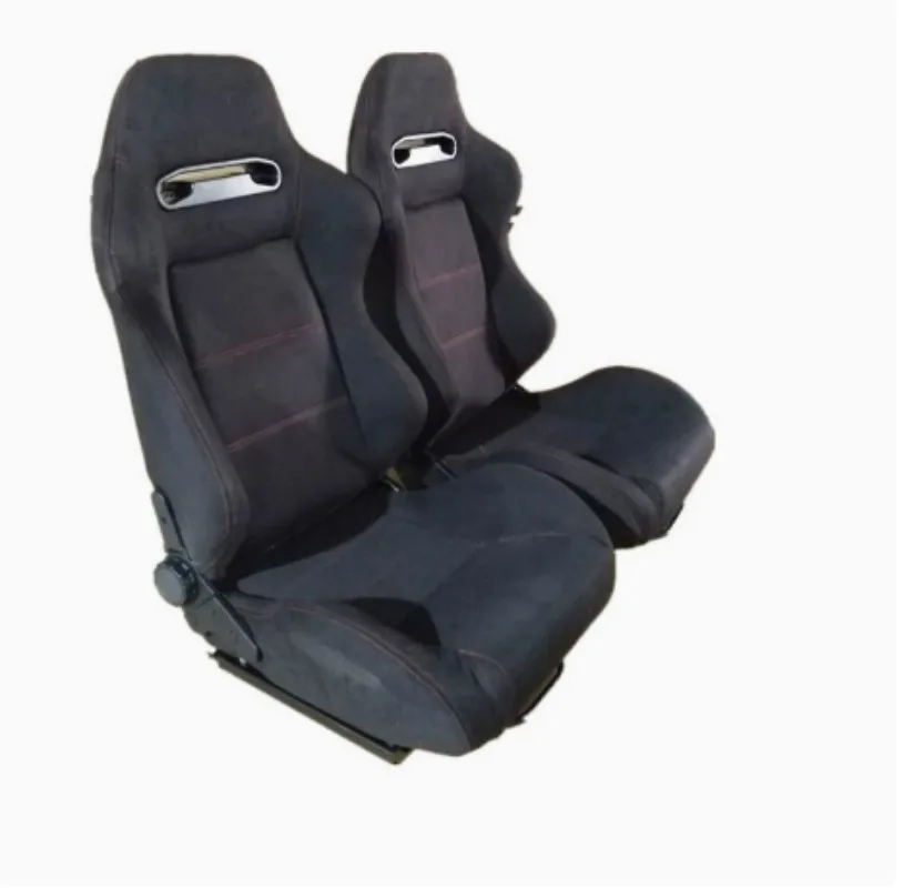 Modified Car Seat Double Angle Adjustable Suede Sports Racing Chair with Double Slide