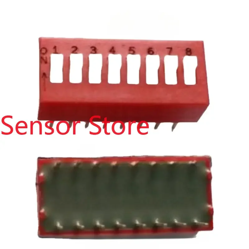 

10PCS 78B08 In-line 8P Pull-in Switch 8-position Piano Key DIP 2.54m Pitch