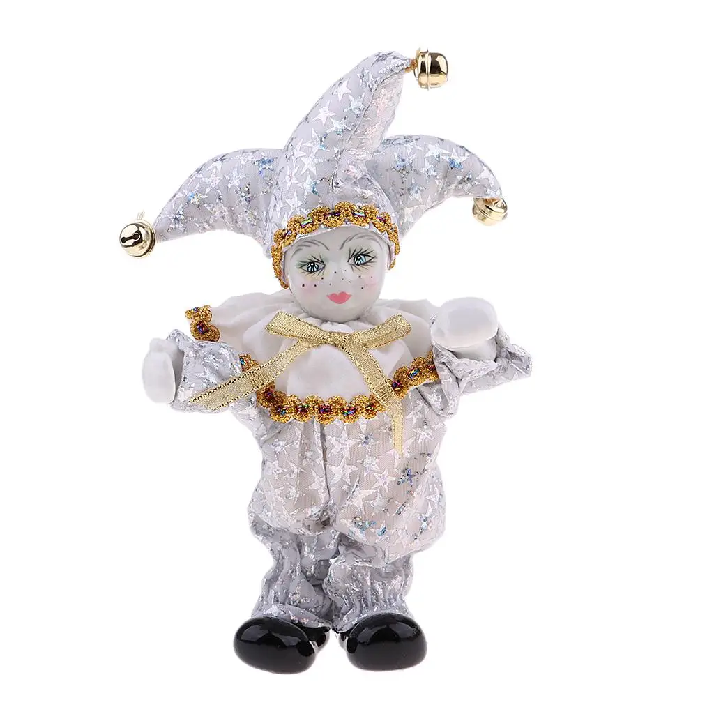 

5inch Lovely Porcelain Italian Standing Doll Collection White