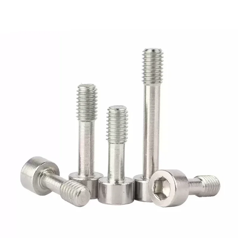 304 Stainless Steel Partially Threaded Hexagon Hex Socket Head Screws Allen Bolts Half Tooth Screw M2 M2.5 M3 M4 M5 M6 M8