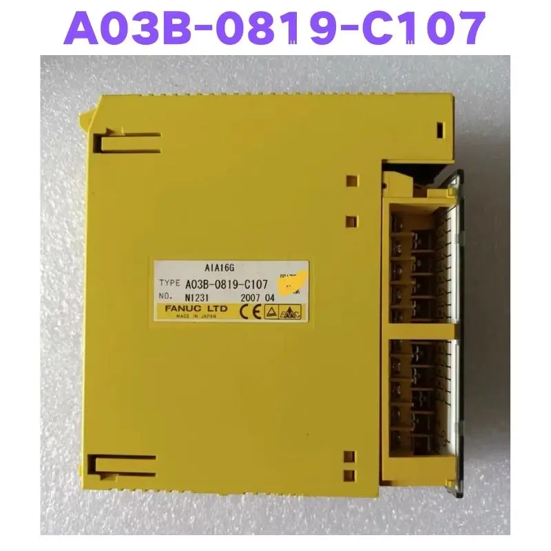 Second-hand A03B-0819-C107 A03B 0819 C107 IO Module Tested OK Quick Shipment