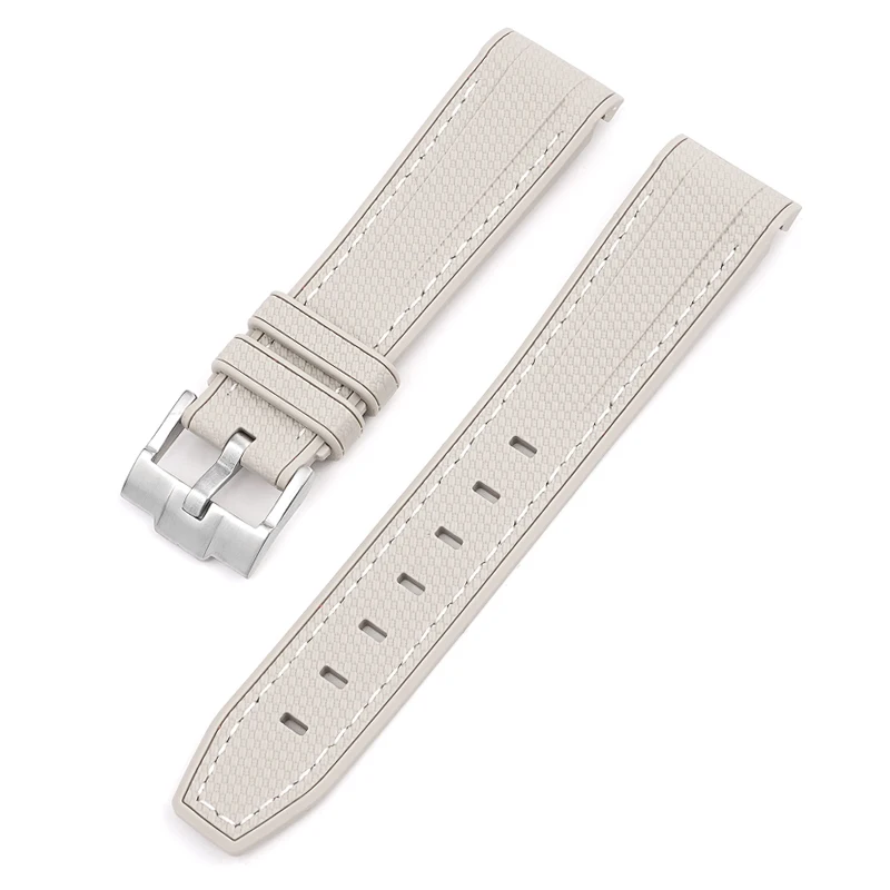 20 mm Gummi-Silikon-Uhrenarmband für Omega X Swatch Joint MoonSwatch-Armband für Seamaster 300 Herren Damen-Armband mit gebogenem Ende