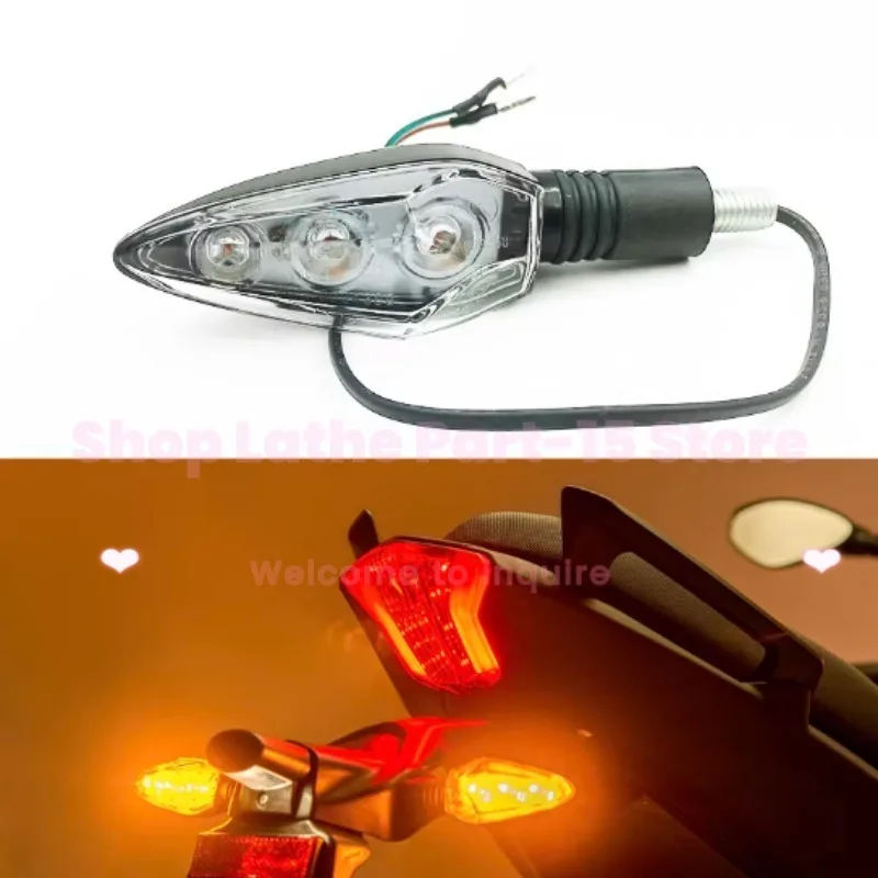 Motorcycle Turn Signal for Benelli BN302/Huanglong 300 Front and Rear Turn Signal LED12V Universal