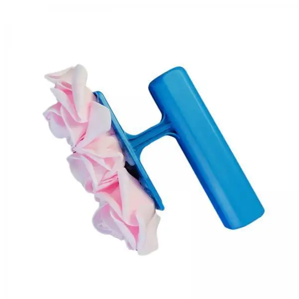 Patterned Paint Roller Kit Reusable Sponge Roll for Home Wall Drawing Roller Decorating Tools Flower Brick Design