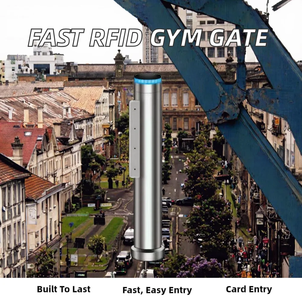 Hot Selling Full Automatic Swing Barrier Speed Turnstile Fast Security RFID Access Gate Gyms Card Reader Stainless Steel 304